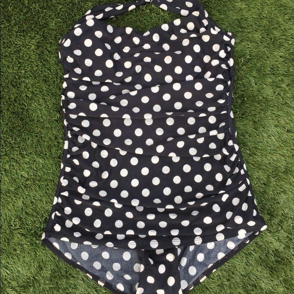 🚫SOLD🚫 Pin Up inspired One Piece Bathing Suit